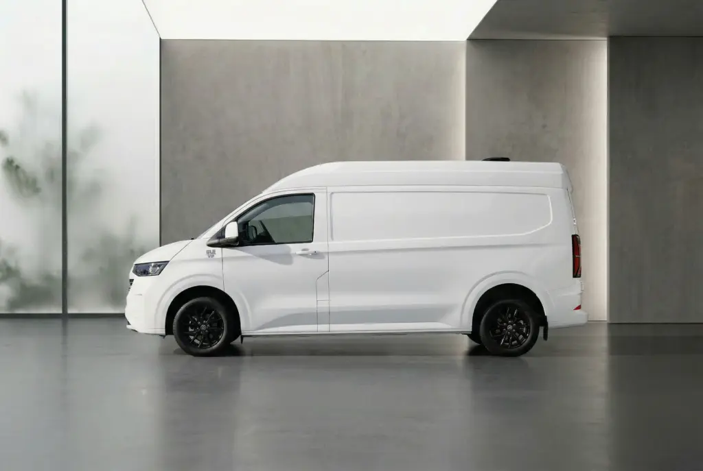 Volkswagen Transporter T7 jossa Carsport Design kattokorotus
